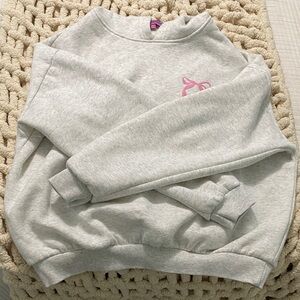 Edikted White Hoodie with Pink Tag